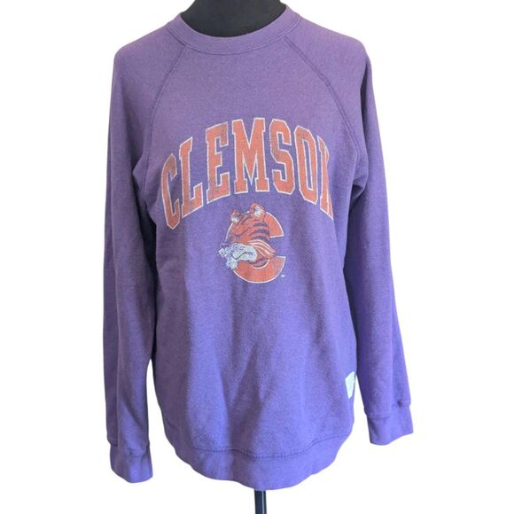 Retro Brand Clemson University Crewneck Sweatshirt, Size M - Picture 1 of 4